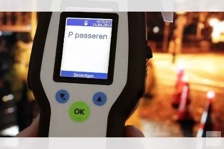 Beschonken bestuurster valt door de mand
