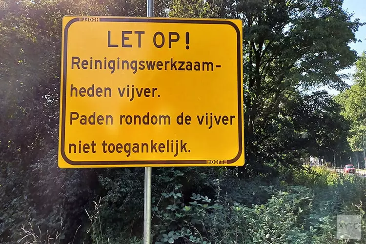 Centaurusvijver schoongemaakt