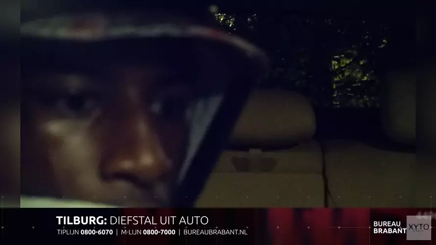 Dashcam filmt auto-inbreker in Tilburg