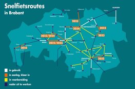 Deel snelfietsroute F58 tussen Tilburg en Rijen geopend
