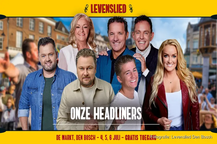 Levenslied Den Bosch keert terug met drie dagen gratis muzikaal feest op de Markt