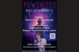 Powerized – Live met koor en slagwerk op 8 maart in De Cacaofabriek Helmond